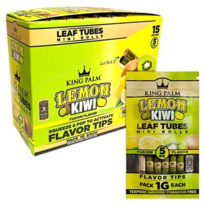 King Palm Leaf - 5pk Lemon Kiwi Leaf Cones