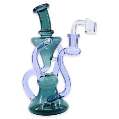 Plain Jane Glass - 8" Recycler Rig