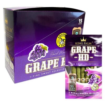 King Palm Leaf - 5pk Grape HD Leaf Cones