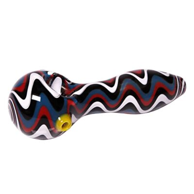Swirl Pipe - 4" Red