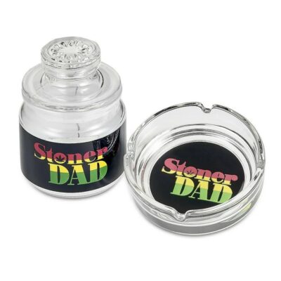 Gift Set - Stoner Dad Ashtray & Jar