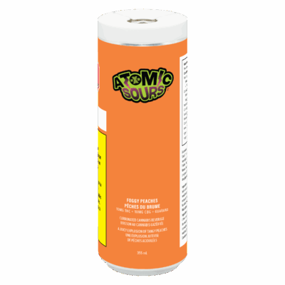 XMG Atomic Sours - Foggy Peaches 355ml Beverage