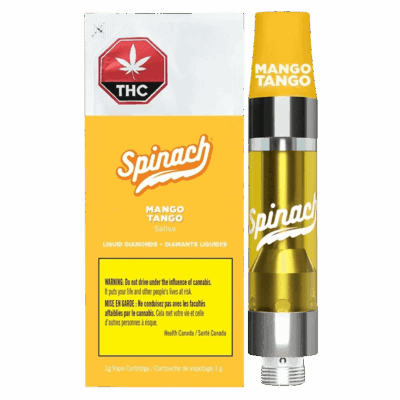 Spinach 510 - Mango Tango Liquid Diamonds 1g Vape