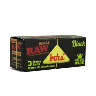 Raw Papers - Organic King Size Black Paper Roll
