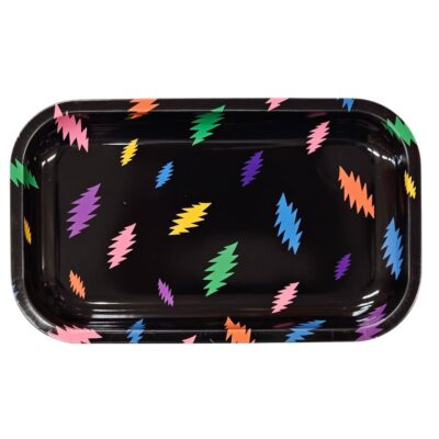 Blazy Susan - Rainbow Bolts Rolling Tray